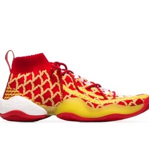 Red and Yellow Patterned Sneakers
